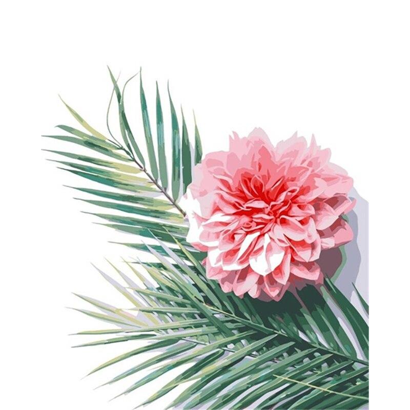 New DIY 5D Diamond Embroidery Scenery Cross Stitch Plant Leaves Diamond Painting Sunset Full Round Drill Home Decor Gift