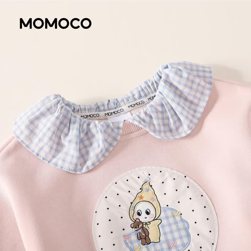 MOMOCO Girls' 2026 Spring/Autumn Cute Casual Sweatshirt