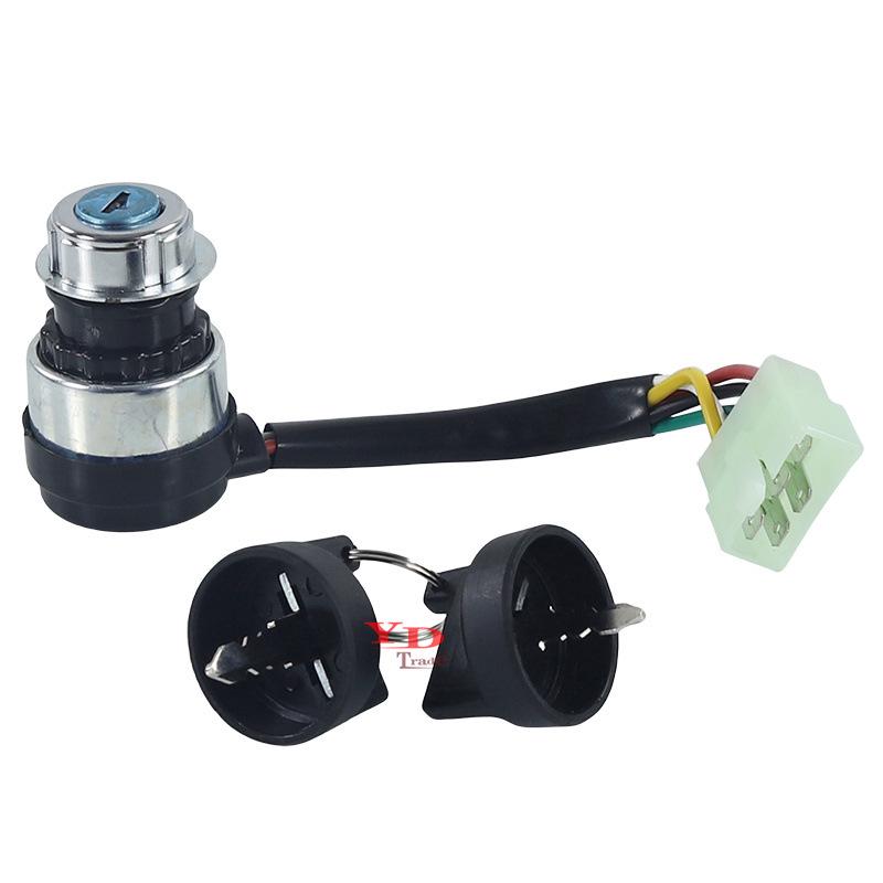 ATV Beach Car Go-Kart Tiger Wolf: Three-Speed Waterproof Electric Ignition Switch Key
