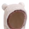 Gorro de invierno con diseño de orejas de animal y mascarilla para aventuras al aire libre