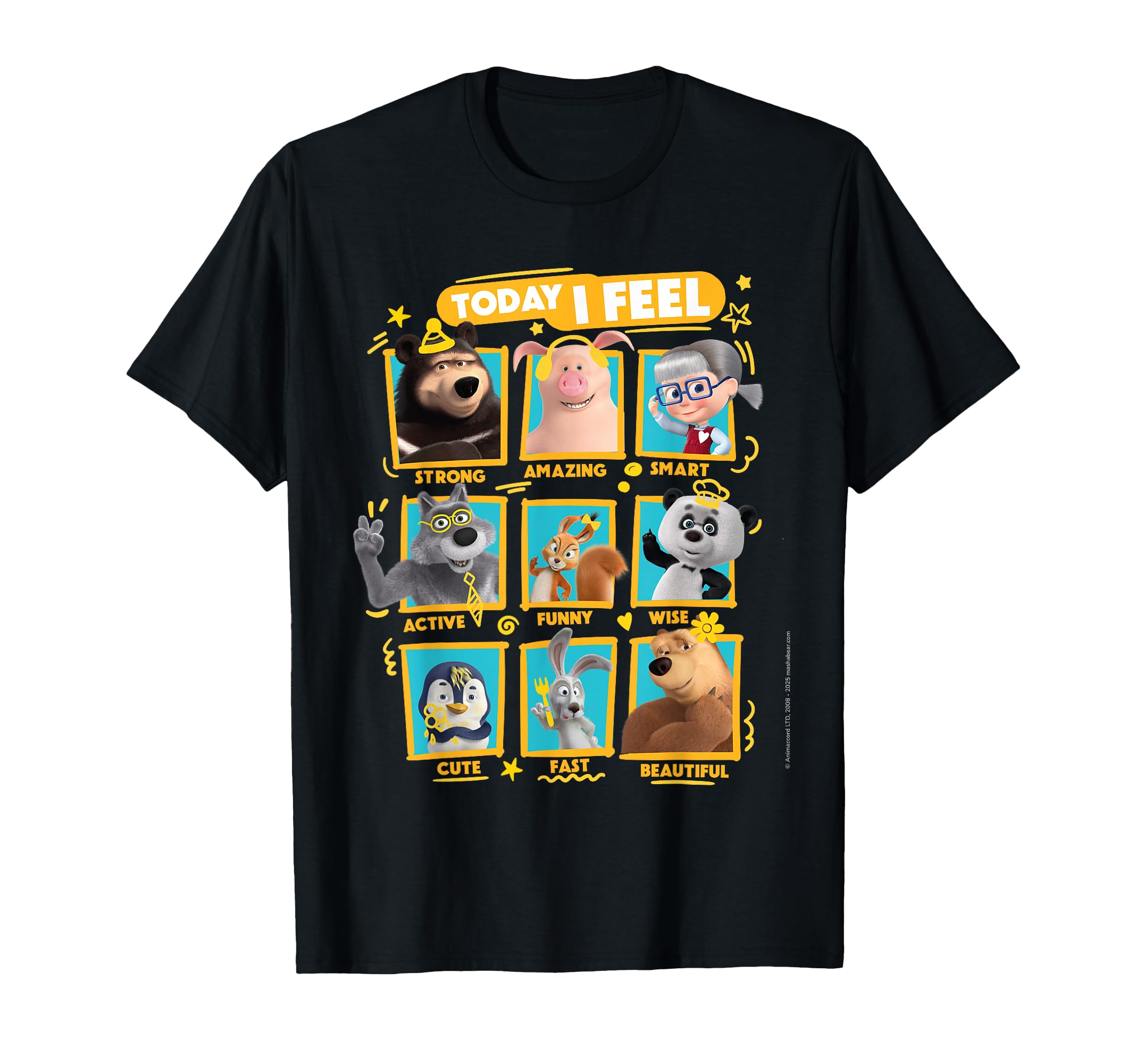 Today I Feel Like Friends. T-shirt чёрный