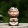 Boutique Purple Clay Tea Pet Sun Wukong Monkey King Decoration Creative Car Desktop Ornaments Crafts Chinese Tea Accessories
