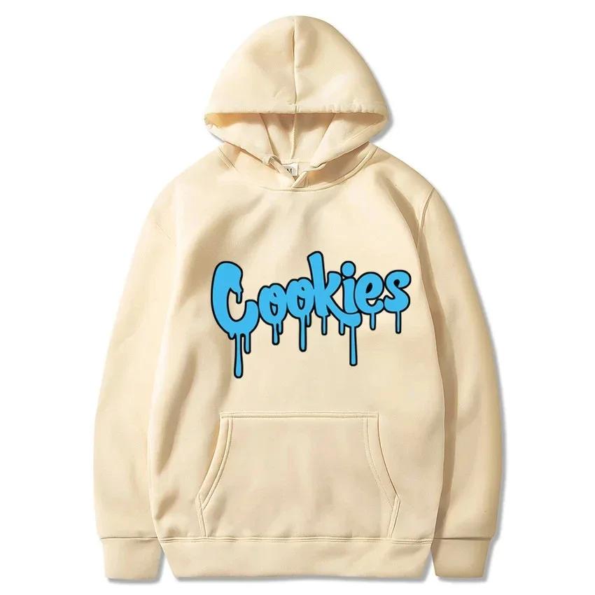 2025 Cookie Letter Printed Hoodie, Men's Spring and Autumn Sweatshirt Hoodie