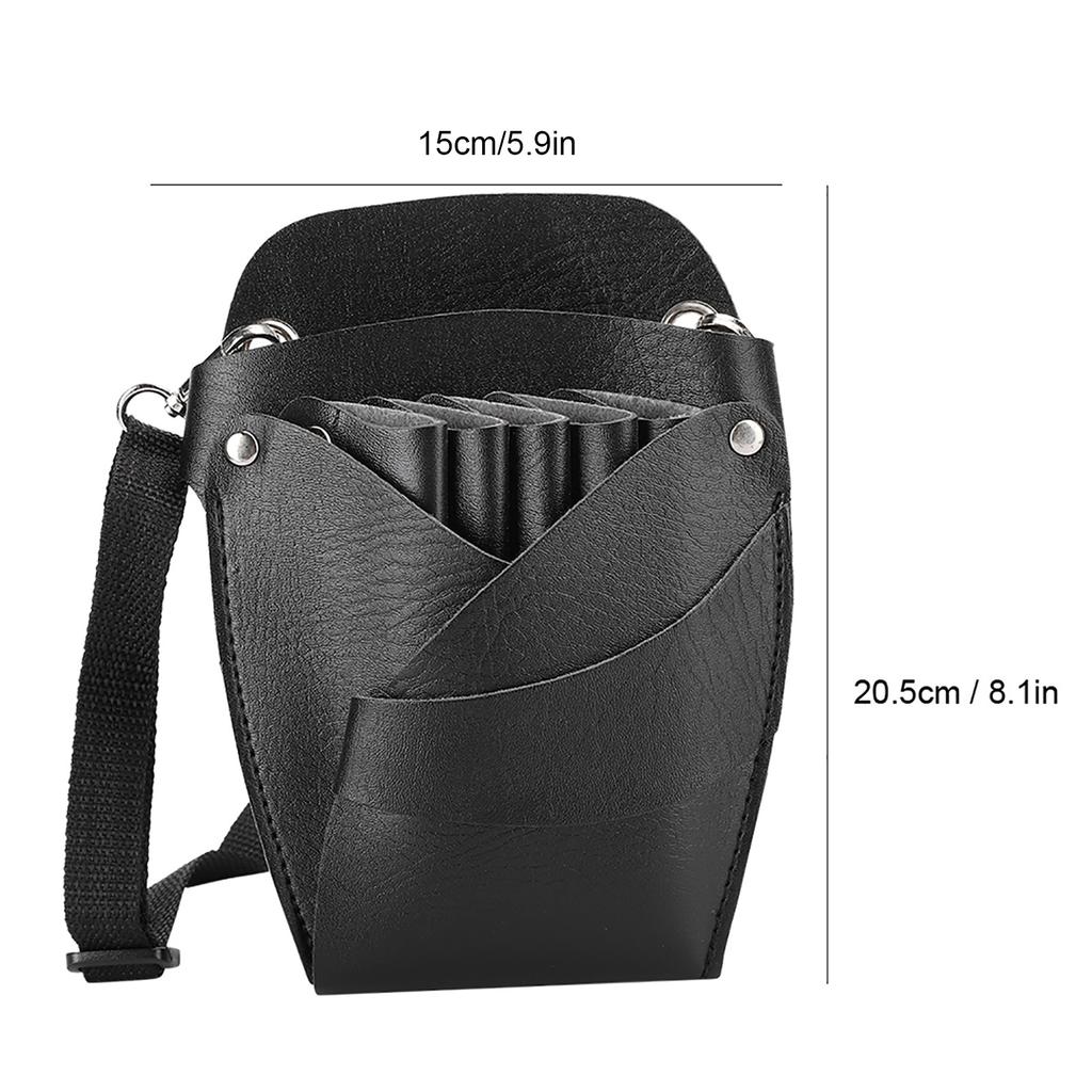 Barber Shop Portable Scissors Bag Hair Clip Comb Hairdressing Tool Storage Waist Bag