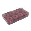 16Pcs Fishing Line Foam Spool Box 16 Line Winding Board Organizer Fishing Line Spooler Shaft Organizer Storage Case Outdoor Fishing Accessories