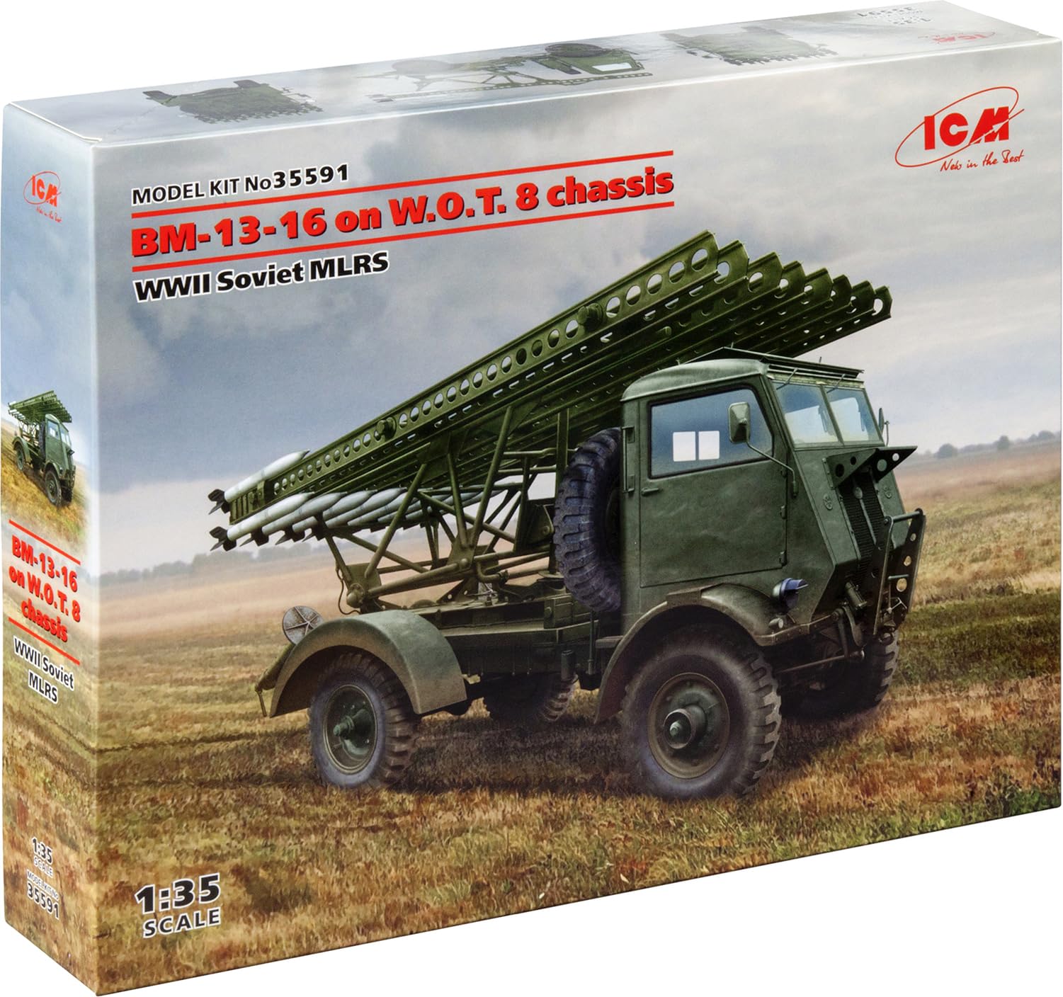 

ICM британская армия Leyland Retriever GS грузовик пластиковая модель 35600 1/35