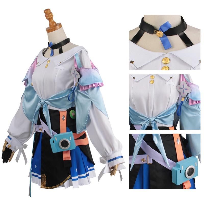 Animation Game Cos Clothing March 7 Same Cosplay Clothing Performance Clothing Women's Skirt