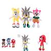 Adorable 28cm Sonic The Hedgehog Shadow Amy Rose Knuckle Tail Plush Toy For All Ages