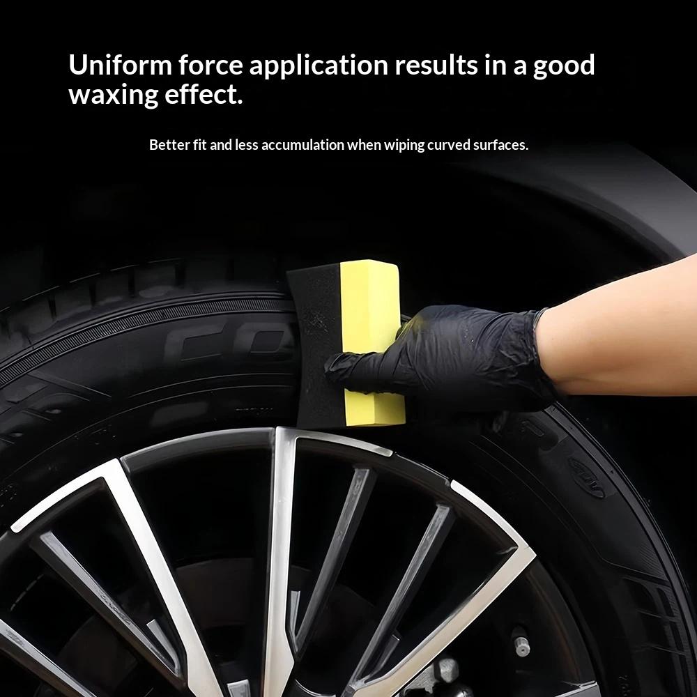 1/5/10pcs Auto Cleaning Sponge Brush Set for Car Wheel Tire Wash Wipe Water Suction Sponge Pad Wax Polishing Tyre Brushes Tools
