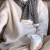 Plush Winter Cashmere Scarves Striped Long Shawl Elegant Imitate Cashmere Scarf  Student