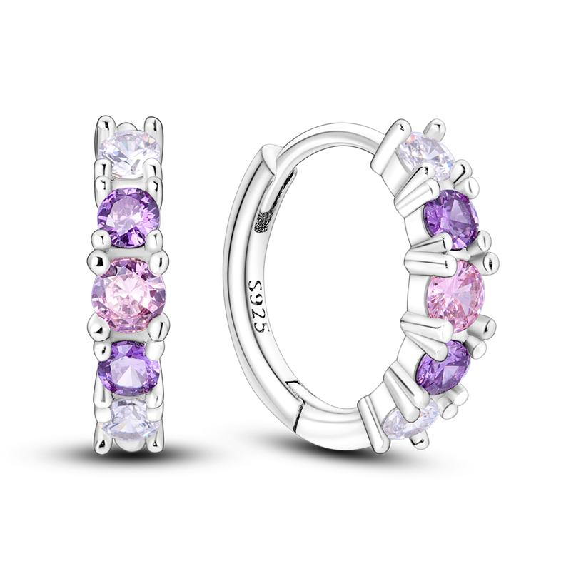 Orstarry 925 Silver Beetle Daisy Insect Flower Earrings Silver Hoop Earrings For Women Jewelry Original Party Gifts