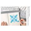 6 Pcs Flowers Stencils Drawing Stencils Leaf Templates For Creative Scrapbook Pages And DIY Home Projects