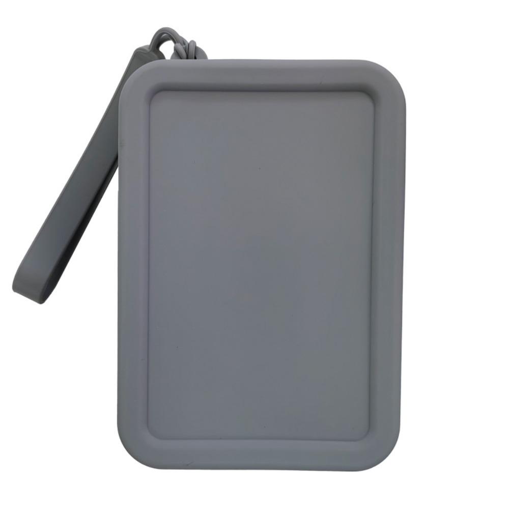 Simple Zipper Coin Purse Portable Waterproof Makeup Bag Rectangular High-capacity Earphone Bag Data Line