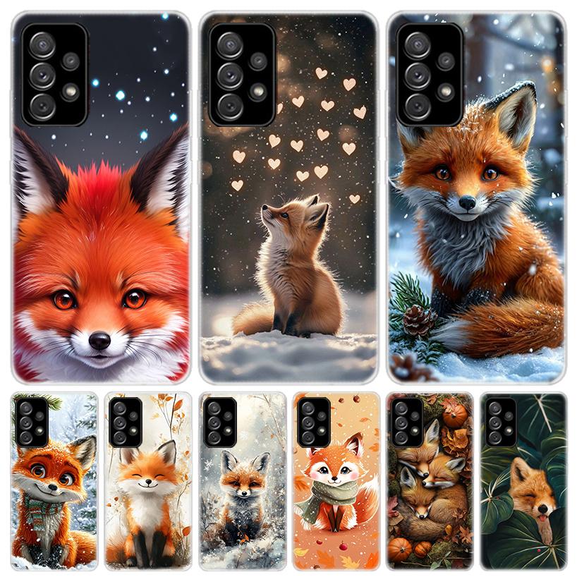 Animal Fox For Samsung Galaxy A16 A15 A14 A13 A56 A55 A54 A53 Phone Case A36 A35 A34 A33 A26 A25 A24 A23 A05S A04S A03S A15 A14