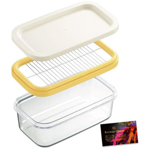 

FreshLock Square Canister Butter Storage Container, Seasoning Pot, Food Storage Container with RC Sticker (rcks1)