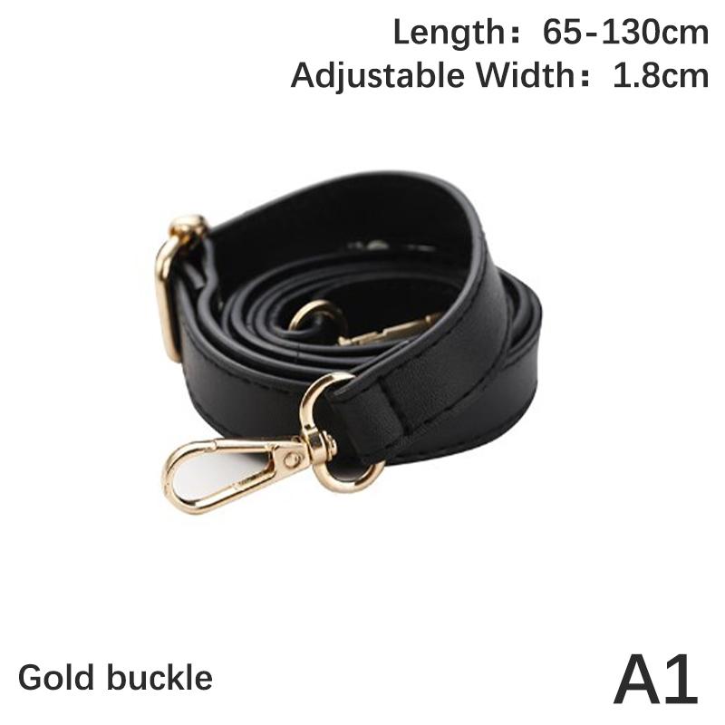 Pu Leather Shoulder Strap Crossbody Bag Strap 130Cm Long Double-Layer