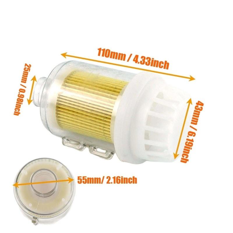 25mm Air Diesel Heater Intake Filter + Intake Duct Ducting Pipe + 2x Clips For Diesel Heater Replacement Accessories