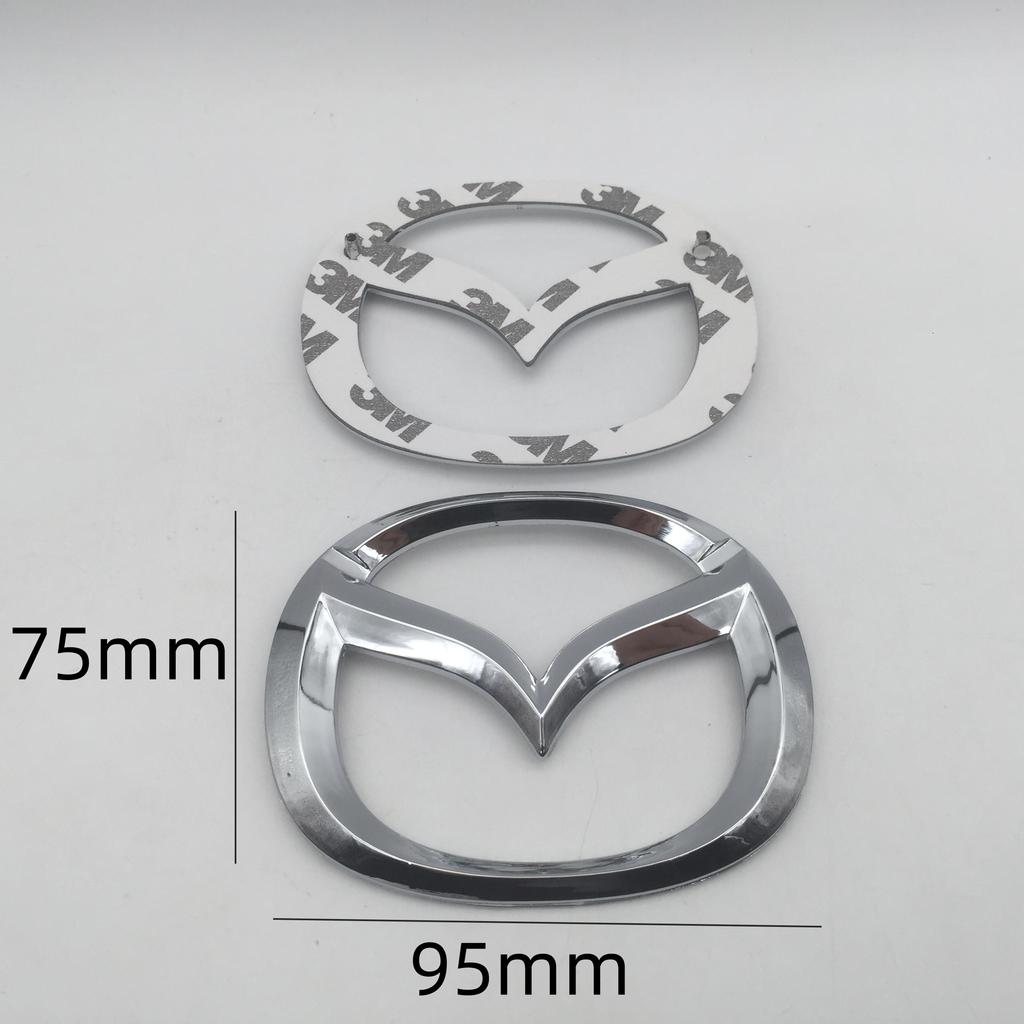 1pcs 3D for Mazda Car Front Head Hood Bonnet Emblem Rear Tail Bumper Trunk Steering Wheel Sticker Badge Decal Styling
