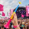 Telescopic Cheering Horn 3 Section Extendable Blower Portable Stadium Noise