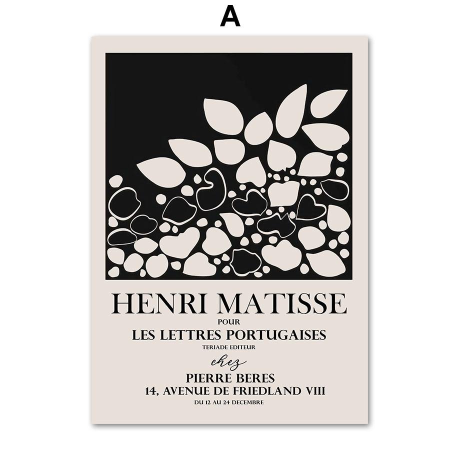 Abstrakt Matisse Picasso Ansikt Due Blad Nordiske Plakater og Maleri Trykk Veggkunst Lerret Veggbilder for Stuedekor