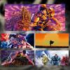 Starkes Klassisches Anime HHokuto No Ken Mauspads Groß Dicke Schreibtischunterlage Genähte Kanten Gaming-Mausmatte Für PC