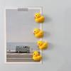 10Pcs Little Yellow Duck Refrigerator Magnet Home Office Kitchen Locker Fridge Magnetic 3D Cartoon Duck Decoration Ornament