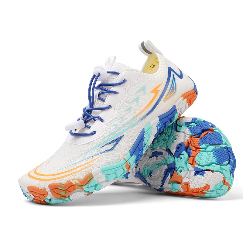 Barfuß Strandwatschuhe Unisex Rutschfest Schnelltrocknend Aqua-Sneaker Atmungsaktiv Wassersport-Schuhe zum Schnorcheln Surfen Rafting