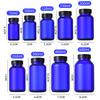 Frosted Glass Medicine Bottles for Health Care & Food 60ml-150ml Capacities Pill Vitamin Capsule Free Sample Box Packing