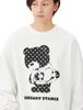 [IMPROVES] [SIDEWAYSTANCE] Monogram Bear Fleece Sweatshirt