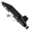 Waterproof sports waist bag for running - black