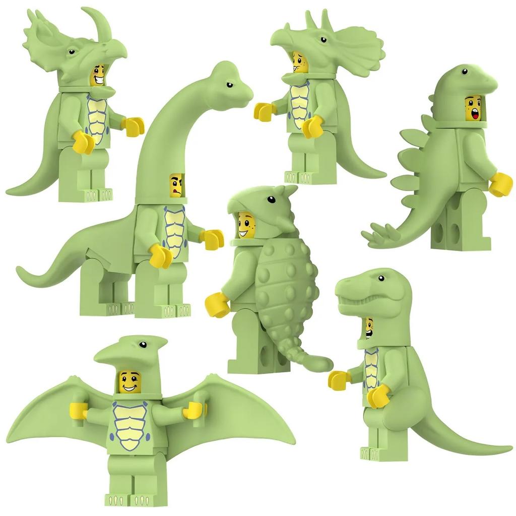 Dinosaurier Zusammenbau Spielzeug Bausteine Minifigur