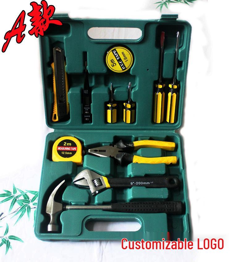 Auto Repair Tool Set: Wrench, Hammer, Screwdriver, Test Pen