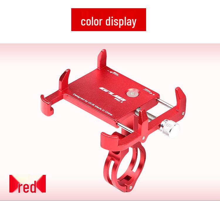 GUB Pro3 Aluminum Alloy Phone Holder for Motorcycle, E-Vehicle, and Bicycle with Power Bank Mount 22.2-31.8mm Diameter