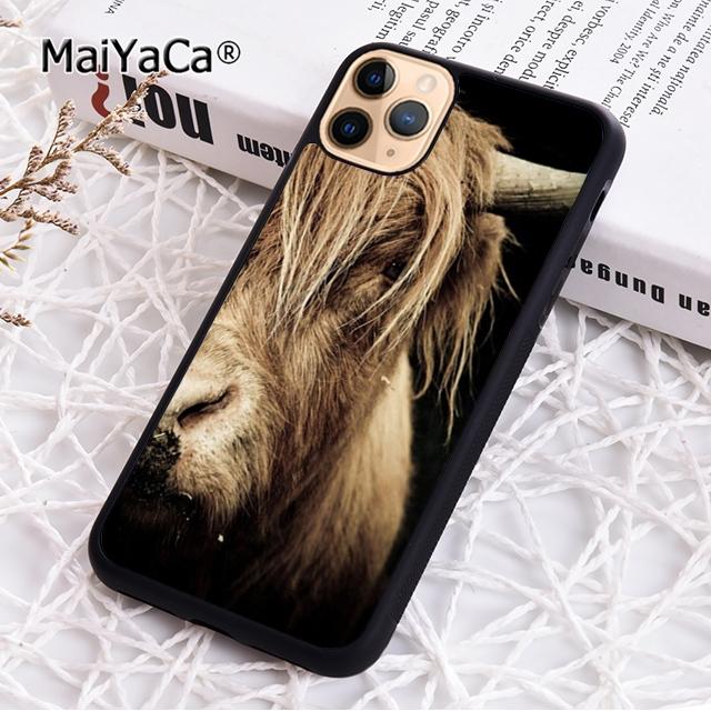 Süße Hochlandkuh Handyhülle Für iPhone 17 Air 16 pro max 15 14 plus 12 13 Hülle Cover coque