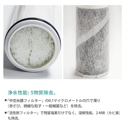 [JIS Standards Certified In Japan] SFC0002T Water Purifier Cartridge, Replacement for BSC05003, SFC0002TTS, ZSRJT002R12BC, FP1025, and PZ871-3. Compat