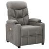Day and Night - Day and Night Light Gray Fabric Massage Chair