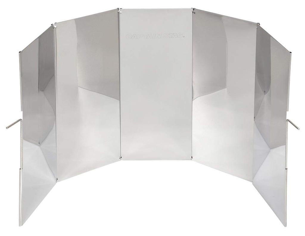 CAPTAIN STAG Windshield Windscreen Windscreen Ash Tray 2way Grille Screen Stainless Steel Storage Bag Included L Size UG-3277