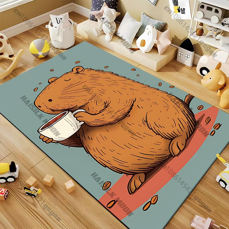 

Cartoon Otter Carpet Non Slip Floor Mat for Living Room Kitchen Entrance Door Balcony Washable Rug Home Decor Play Mats Home 40x60cm
