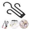10 Pcs Black/White Slipper Hanger Plastic Shoe Display Rack Shoes Drying Hooks Retail Use