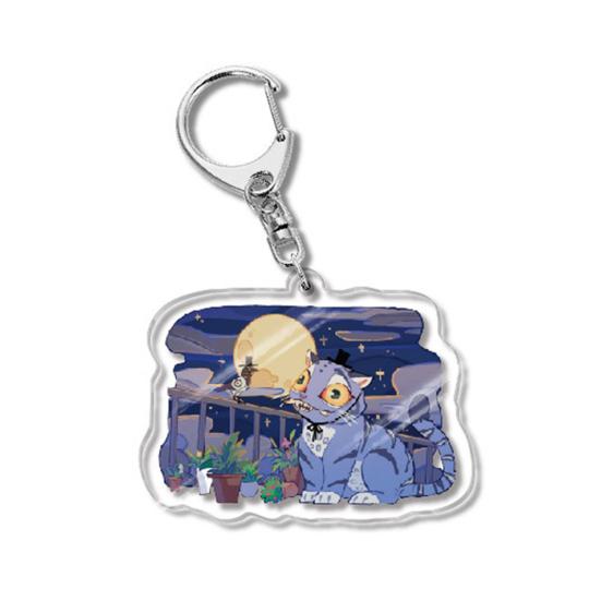 Korean Pop Cartoon Charm Acrylic Anime Character Boy Tiger Keychain Charm Cute Bag Backpack Charm Collectible Gift for Fans