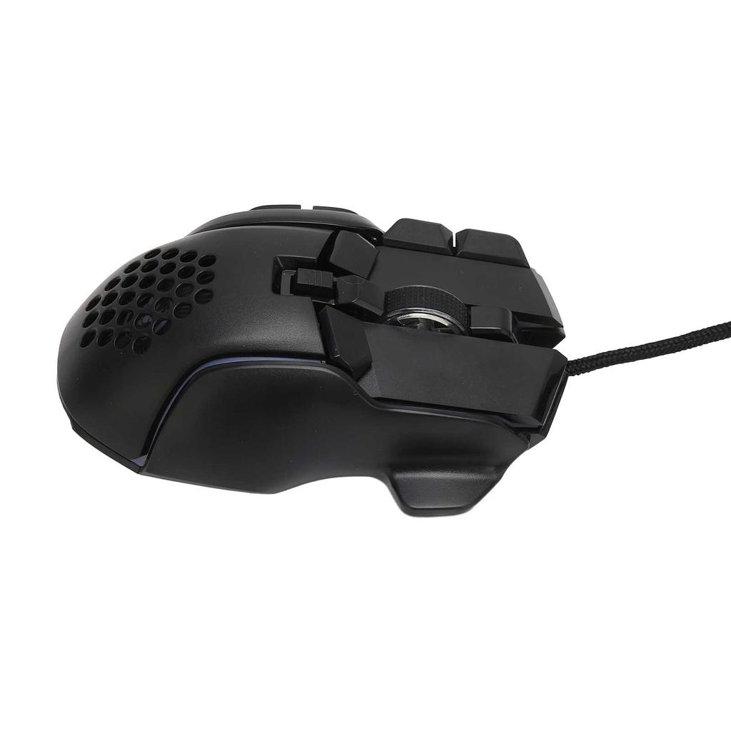 RGB Gaming Mouse 12800 DPI Gaming Mouse Optical Wired with 10 Programmable Buttons 13 Backlight
