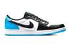 Jordan 1 Retro Low OG Black Dark Powder Blue GS CZ0858-104