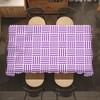 Woven Texture Stripe Table Cloth Home Party Picnic Dining Room Kitchen Desktop Dust-proof Decorative Table