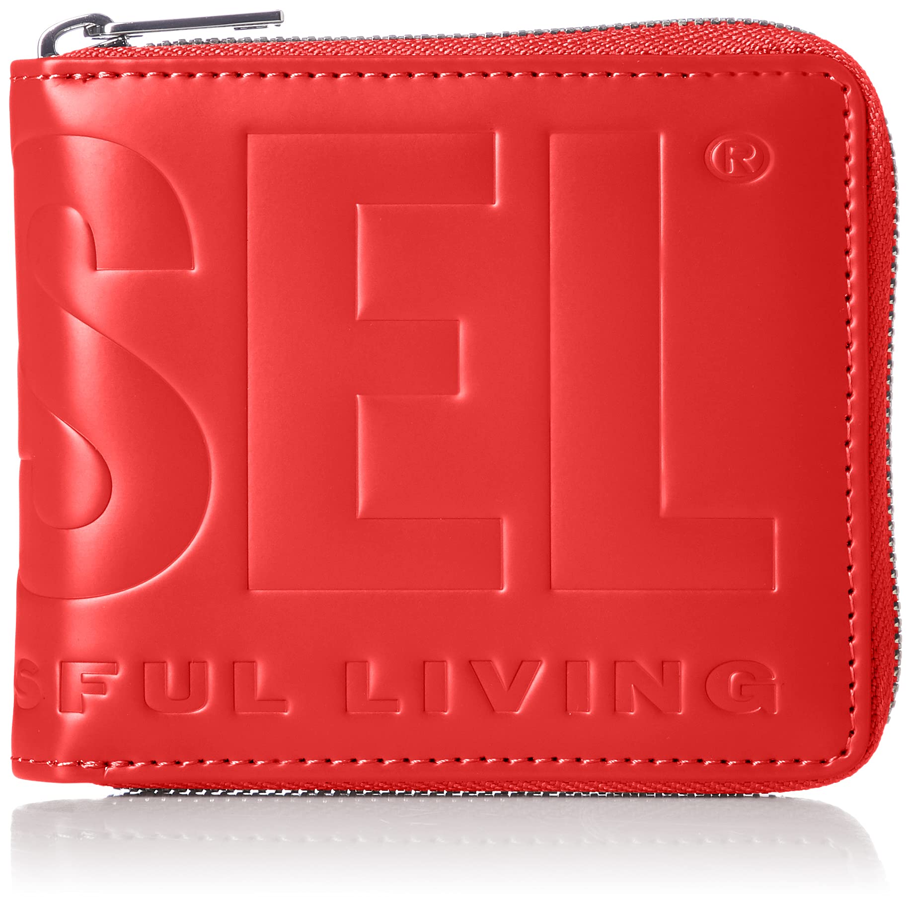 

BIG Logo Bifold Wallet X08173PR003 UNI Red T4342 [Diesel] Men s