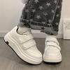 Women's Shoes Platform White Shoes Spring and Summer Paste New Versatile Magic Casual Board Shoes