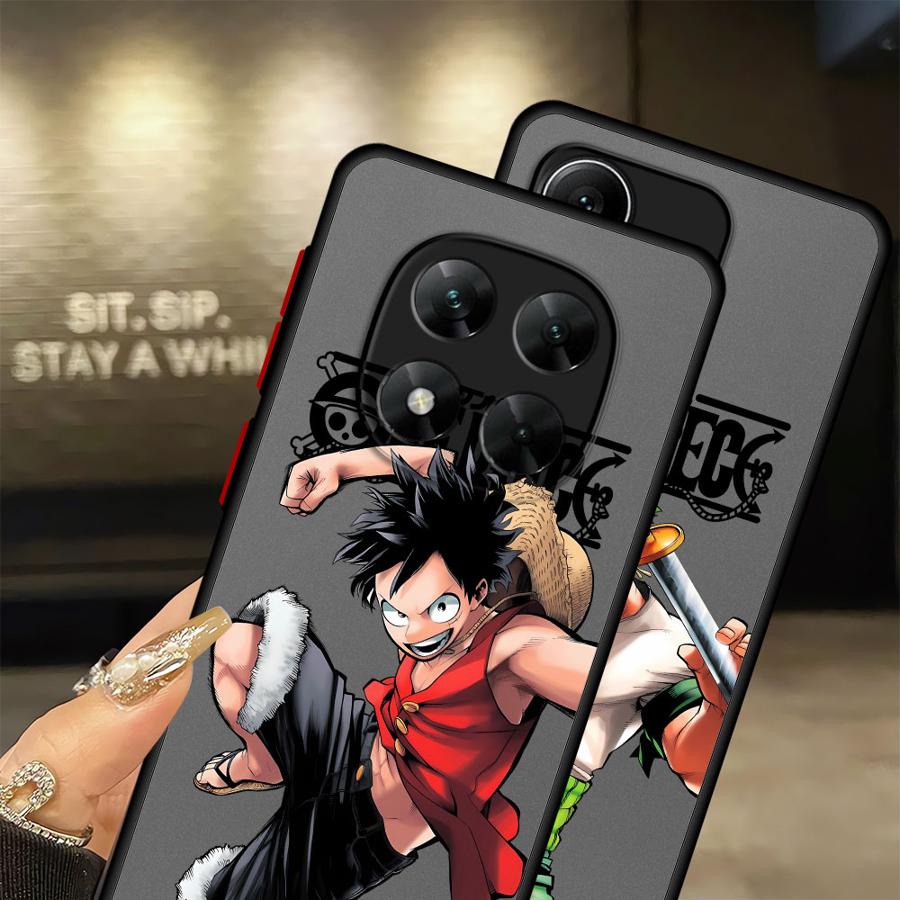 Funda Back Phone Cover Case for Xiaomi Redmi Note 14 13C 10 14C 13 Pro Plus 12 A4 11 9S Anime O-One Piece