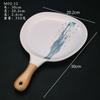 Smash Resistant Melamine Tableware Dinner Plate Western Food Plate Pizza Plates Handle Steak Plates Sushi Dish Fruits Snack Tray