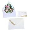652F Artistic 3D Flower Greeting Card Intricate Hand Folded Designs Suitable for Birthdays, Festivals, and Expressing Thanks