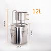 Household Fermented Steaming Wine Equipment Stainless Steel Homemade Brewing Machine Large Capacity DIY Alcohol Distiller
