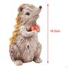 Cute Small Hedgehog Ornament Garden Decoration Figurine Sculpture Photo Prop Crafts Statue Resin